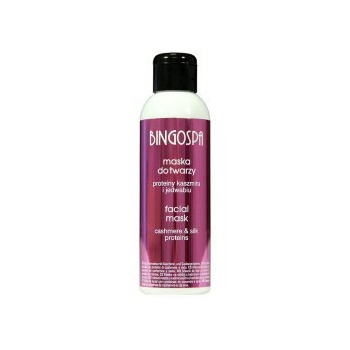 BINGOSPA Maska do twarzy z proteinami kaszmiru i jedwabiu 150g   !